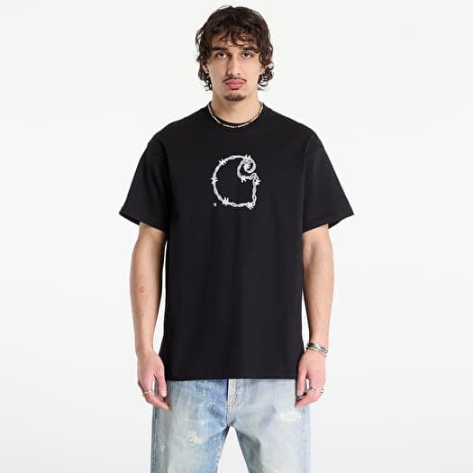 T-Shirt Carhartt WIP S/S Barbwire C T-Shirt UNISEX Black