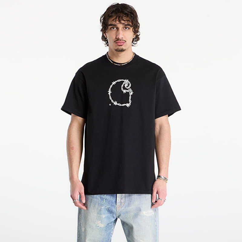 T-shirt Carhartt WIP S/S Barbwire C T-Shirt UNISEX Black