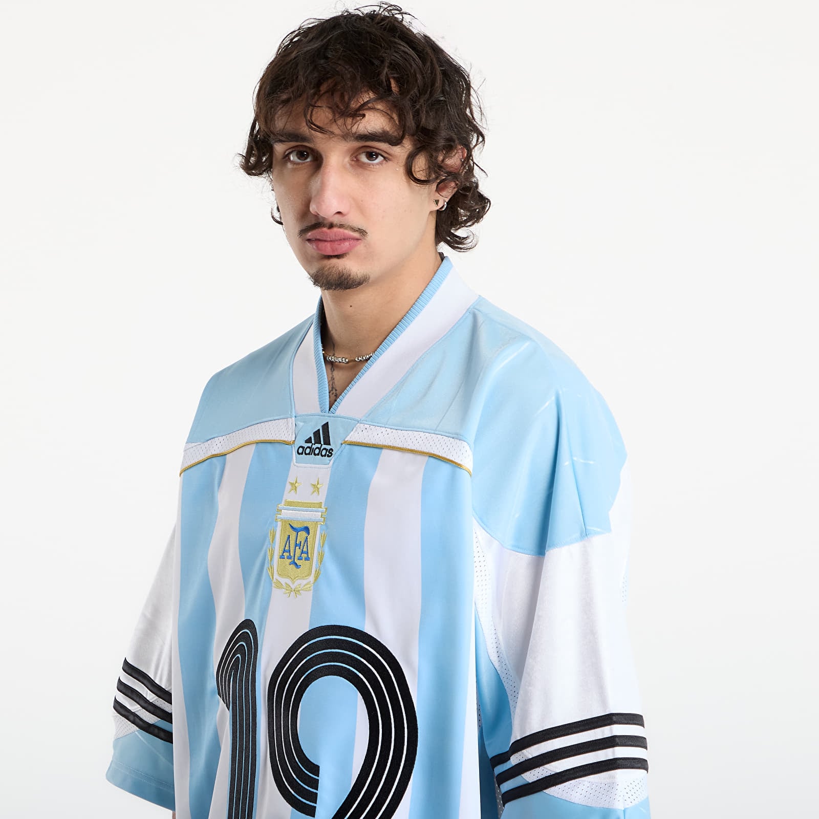 Trikots für Männer adidas Jersey Clear Blue/ White/ Black