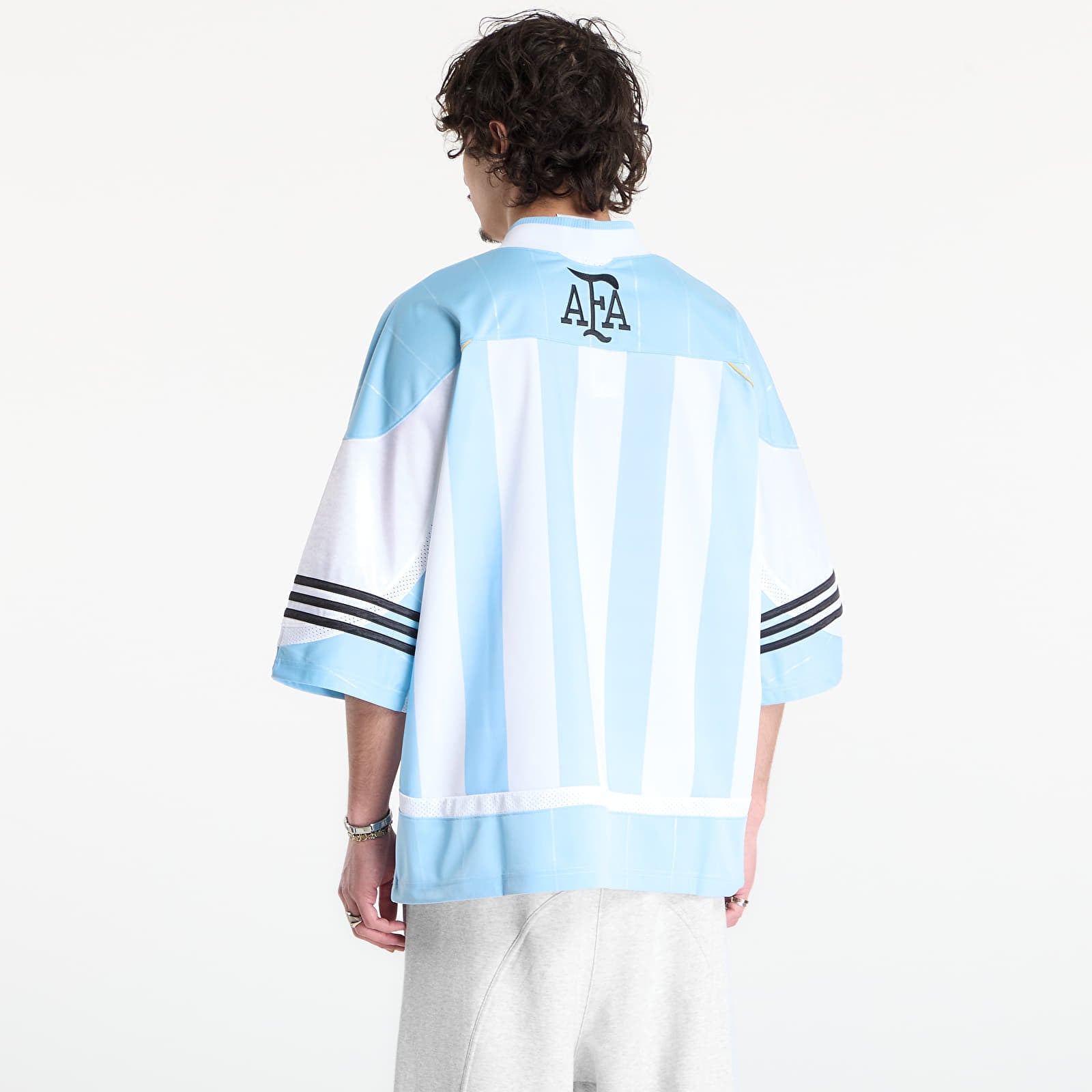 Trikots für Männer adidas Jersey Clear Blue/ White/ Black