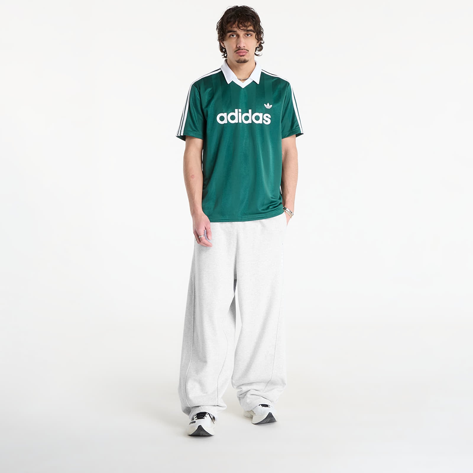 Vīriešu krekliņi adidas Jersey Collegiate Green