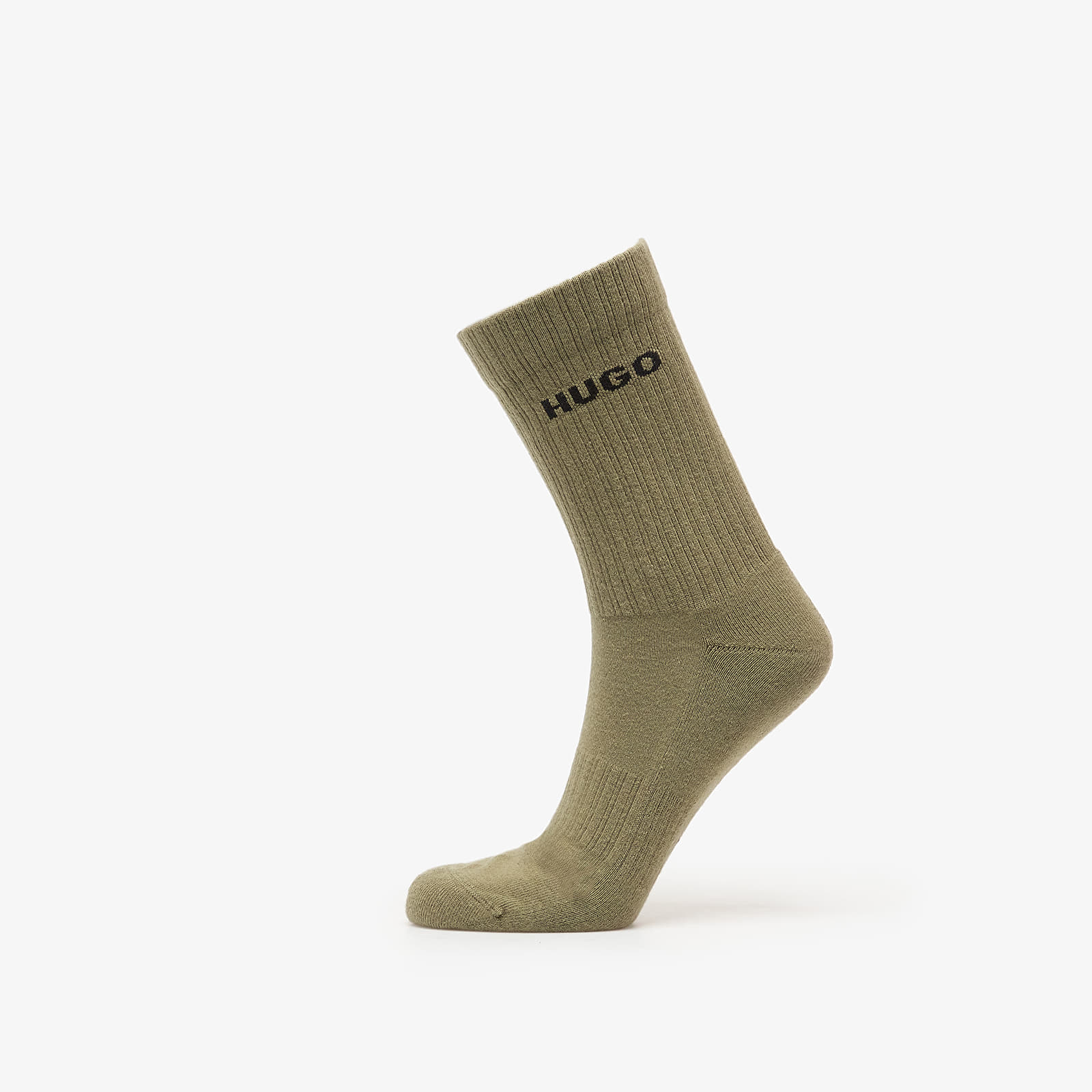 Calze uomo Hugo Boss Qs Rib Fern Socks 3-Pack Black
