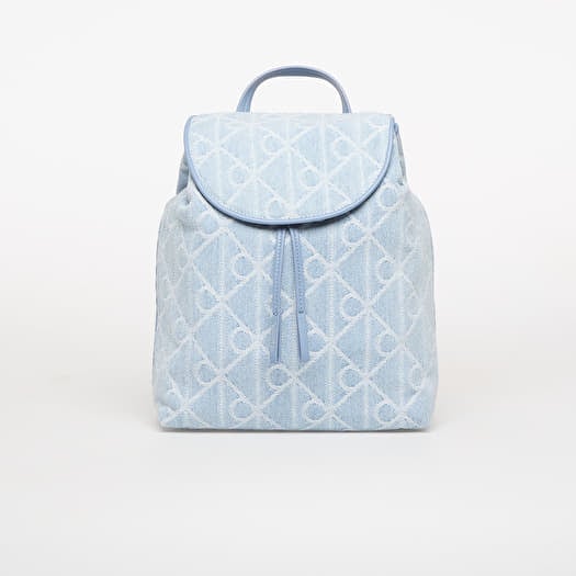 Rucksack Calvin Klein Emblem Aop Denim Backpack Blue