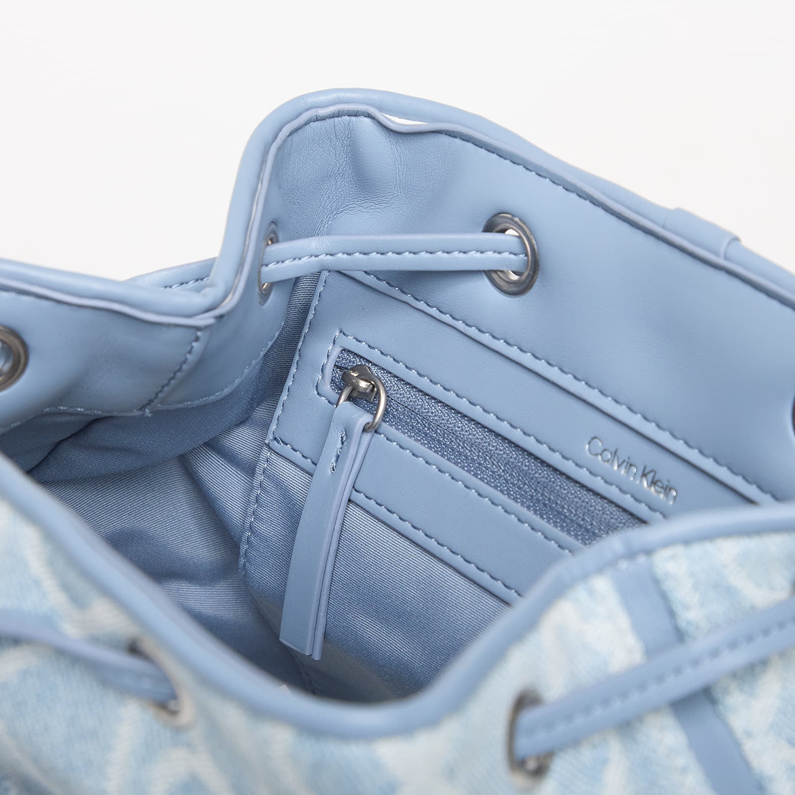 Rucksäcke für Männer Calvin Klein Emblem Aop Denim Backpack Blue