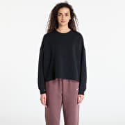 Nike 24.7 ImpossiblySoft Women's Dri-FIT Oversized Crew-Neck Top Black/ Dk Smoke Grey