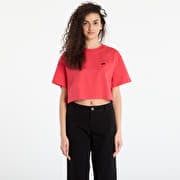 Vans W Salton Relax Crop SS T-Shirt Crimson Haze