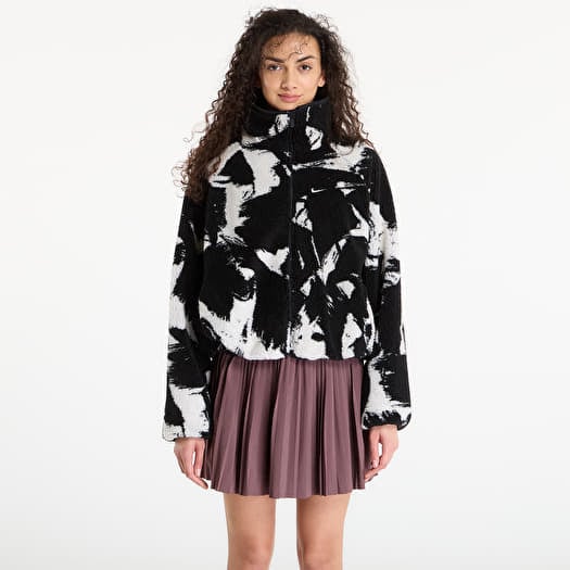 Sweatshirt Nike Sportswear Women's Oversized High-Pile Fleece Top Black/ Black/ Sail