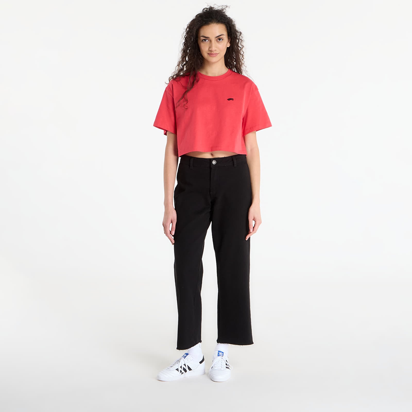 Sieviešu džinsi Urban Classics Ladies Relaxed Straight Fit Denim Black