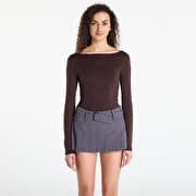 Urban Classics Ladies Slim Fit Longsleeve Warm Brown