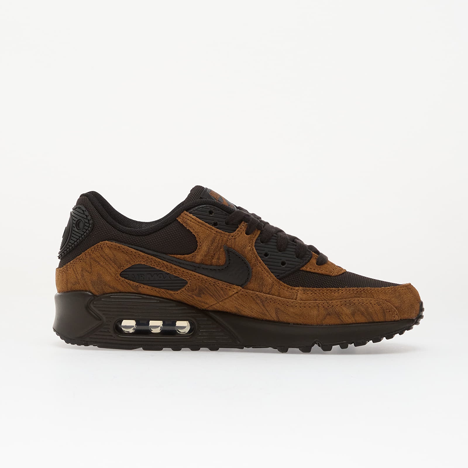 Turnschuhe und Schuhe für Männer Nike Air Max 90 Prm Lt British Tan/ Black-Velvet Brown