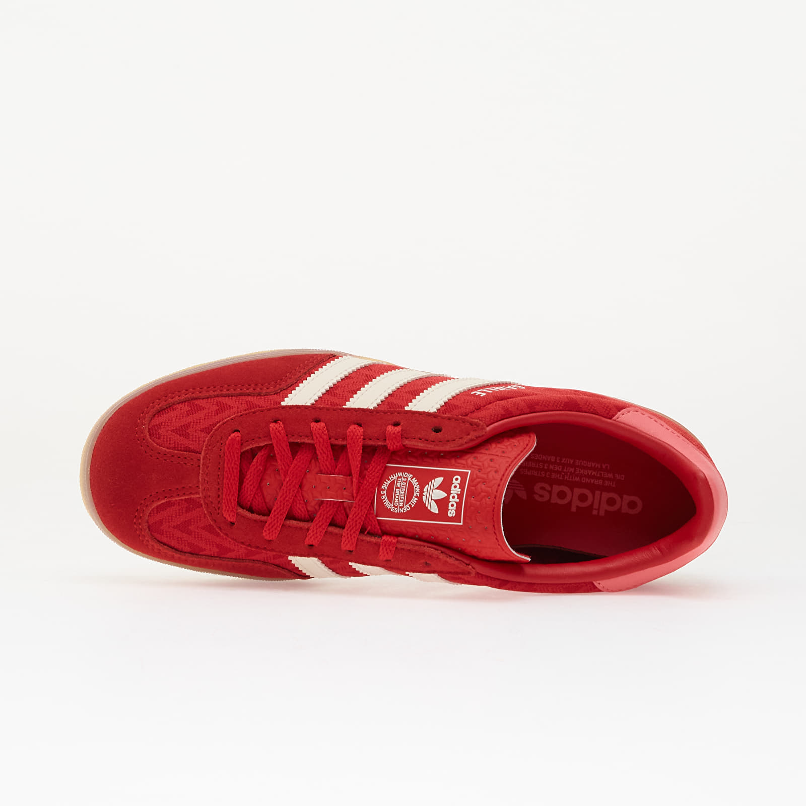 Dámske topánky a tenisky adidas Gazelle Indoor W Better Scarlet/ Core White/ Gum
