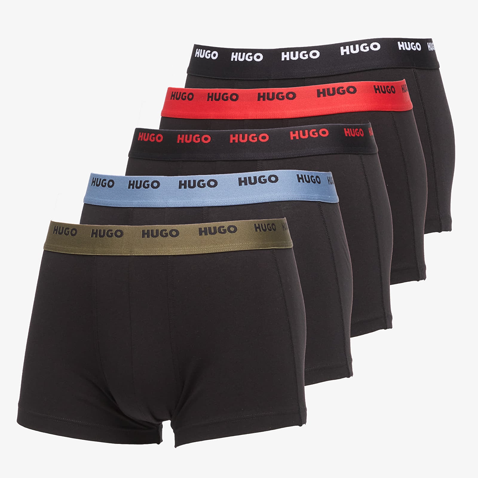 Men's boxers Hugo Boss Trunk 5-Pack Light Grey