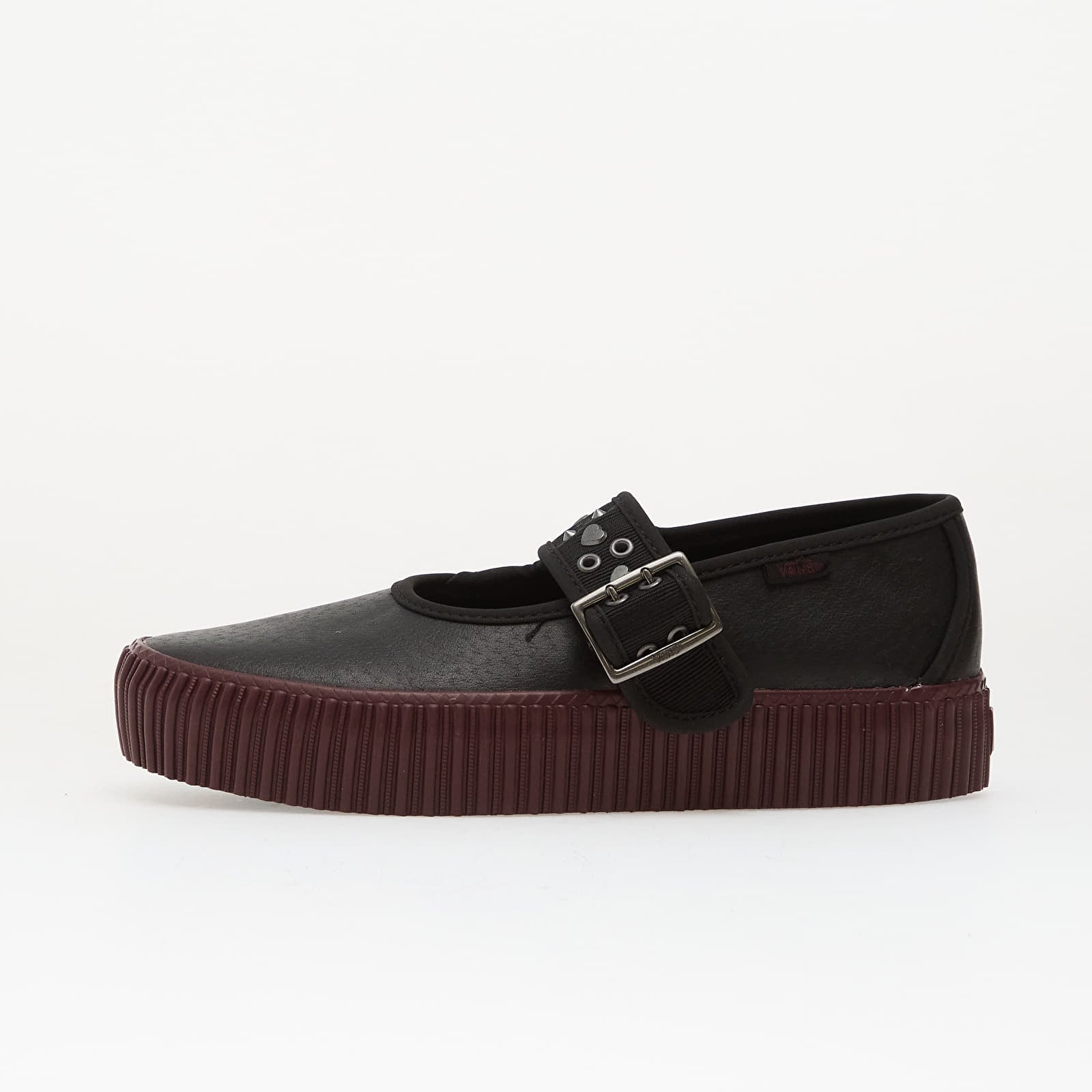 Pánske tenisky a topánky Vans Mary Jane Creeper Love is Pain Black/ Port