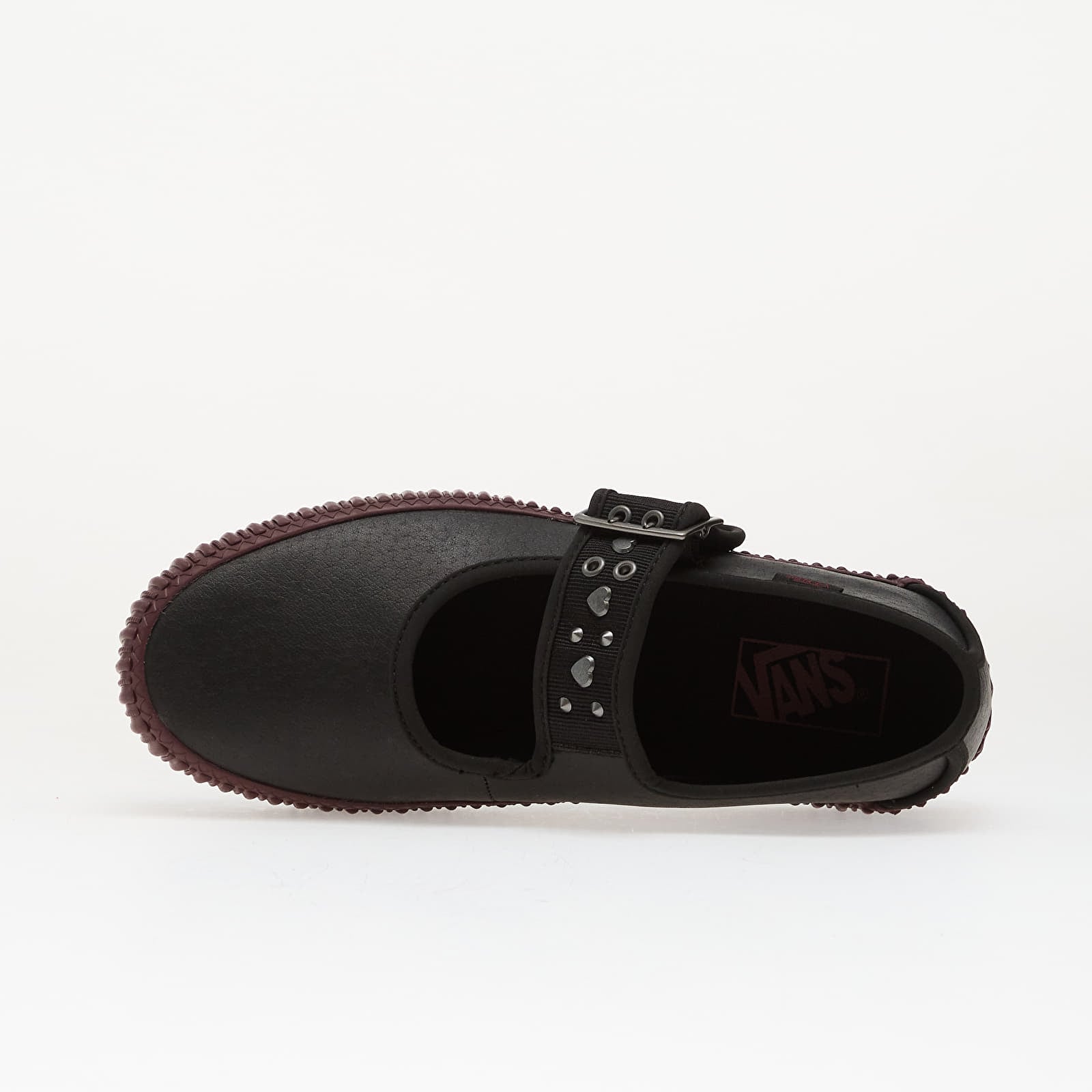 Pánske tenisky a topánky Vans Mary Jane Creeper Love is Pain Black/ Port