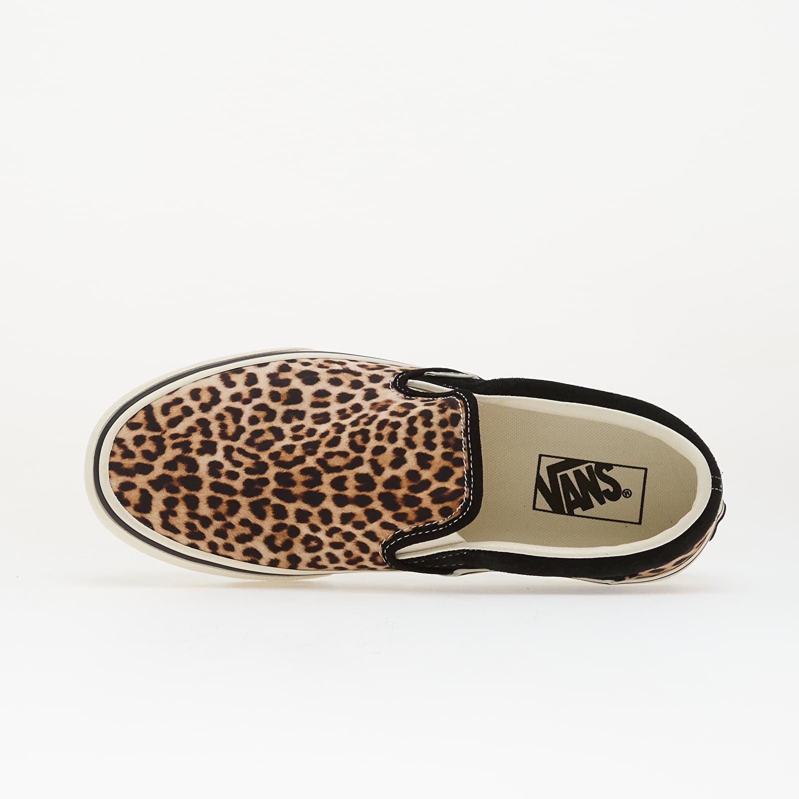Vīriešu čības un apavi Vans Classic Slip-On Black/ Leopard