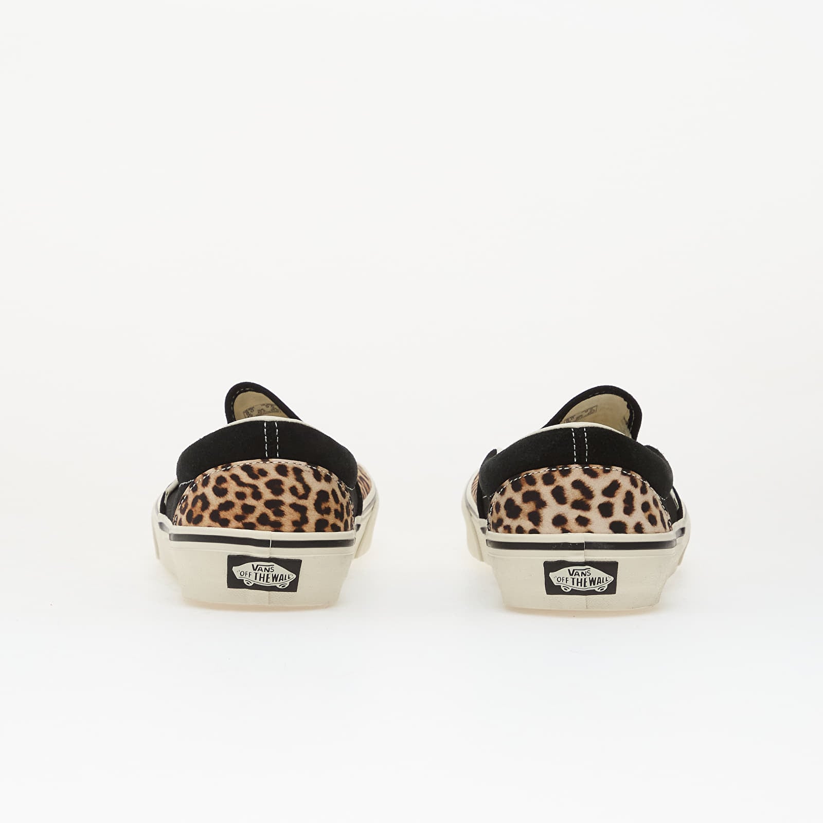 Vīriešu čības un apavi Vans Classic Slip-On Black/ Leopard