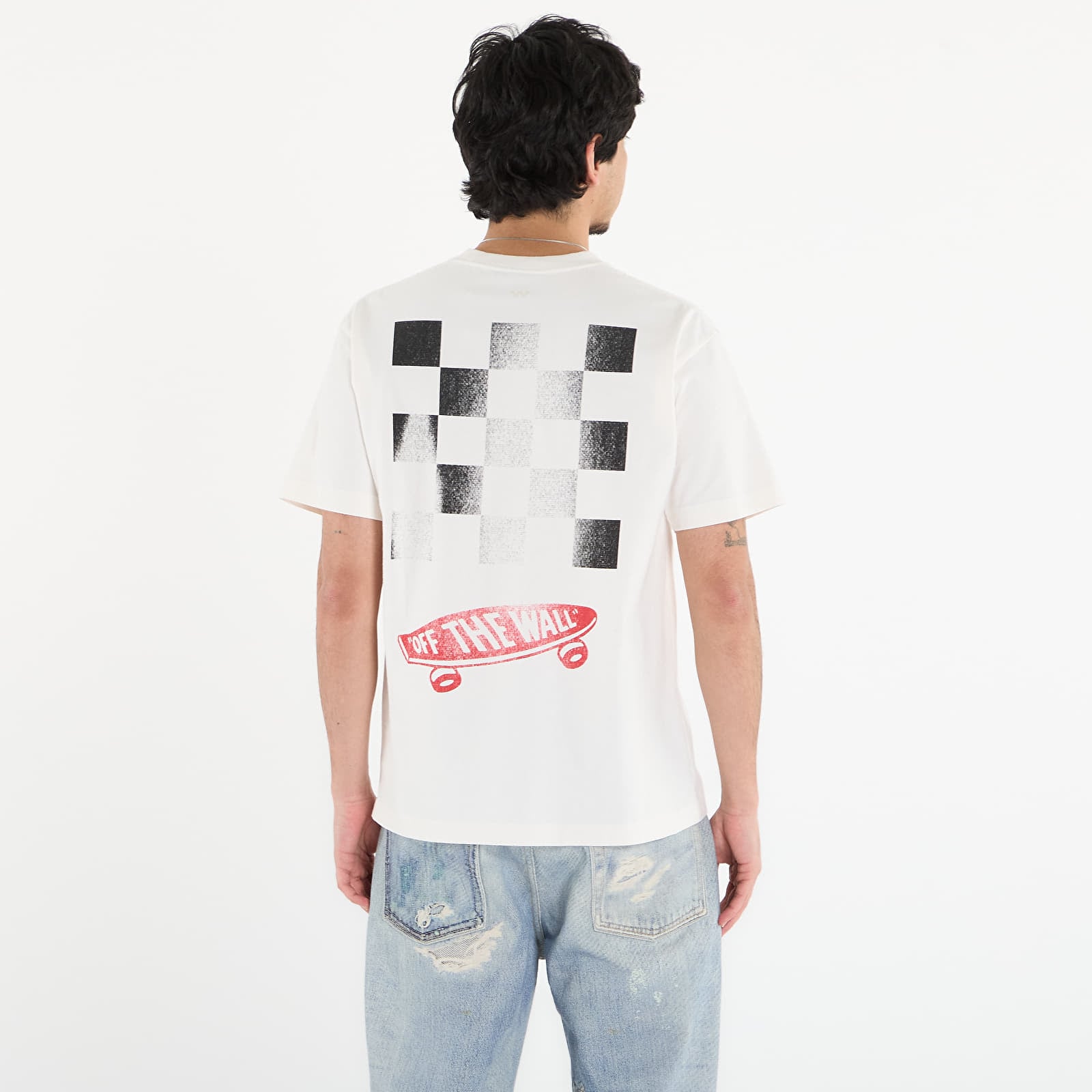 Férfi pólok Vans Full Deck SS T-Shirt Egret