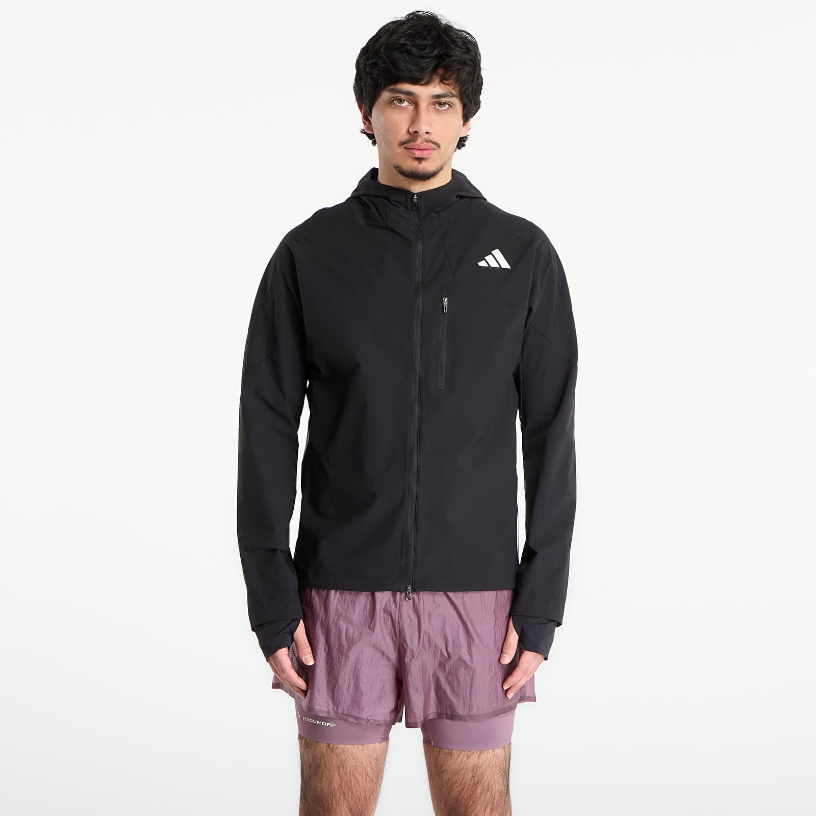 Jachetă adidas Adizero Jacket M Black/ Black L