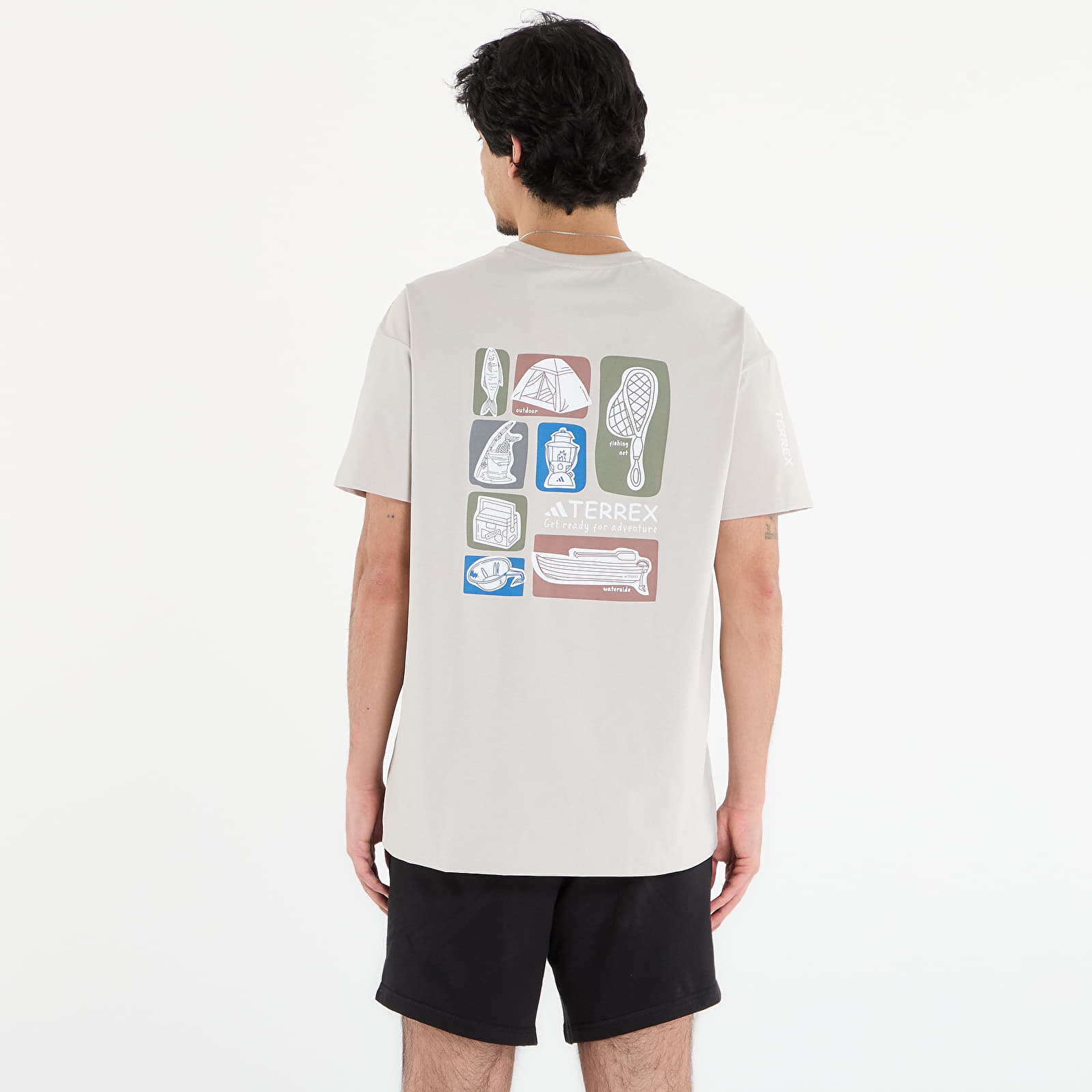 T-Shirts Männer adidas Xpl Cc Camp T Wonder Aluminium