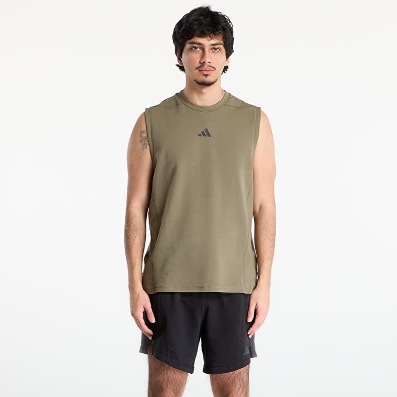 Тениска adidas D4T X Sleeveless Tank Top Olive Strata