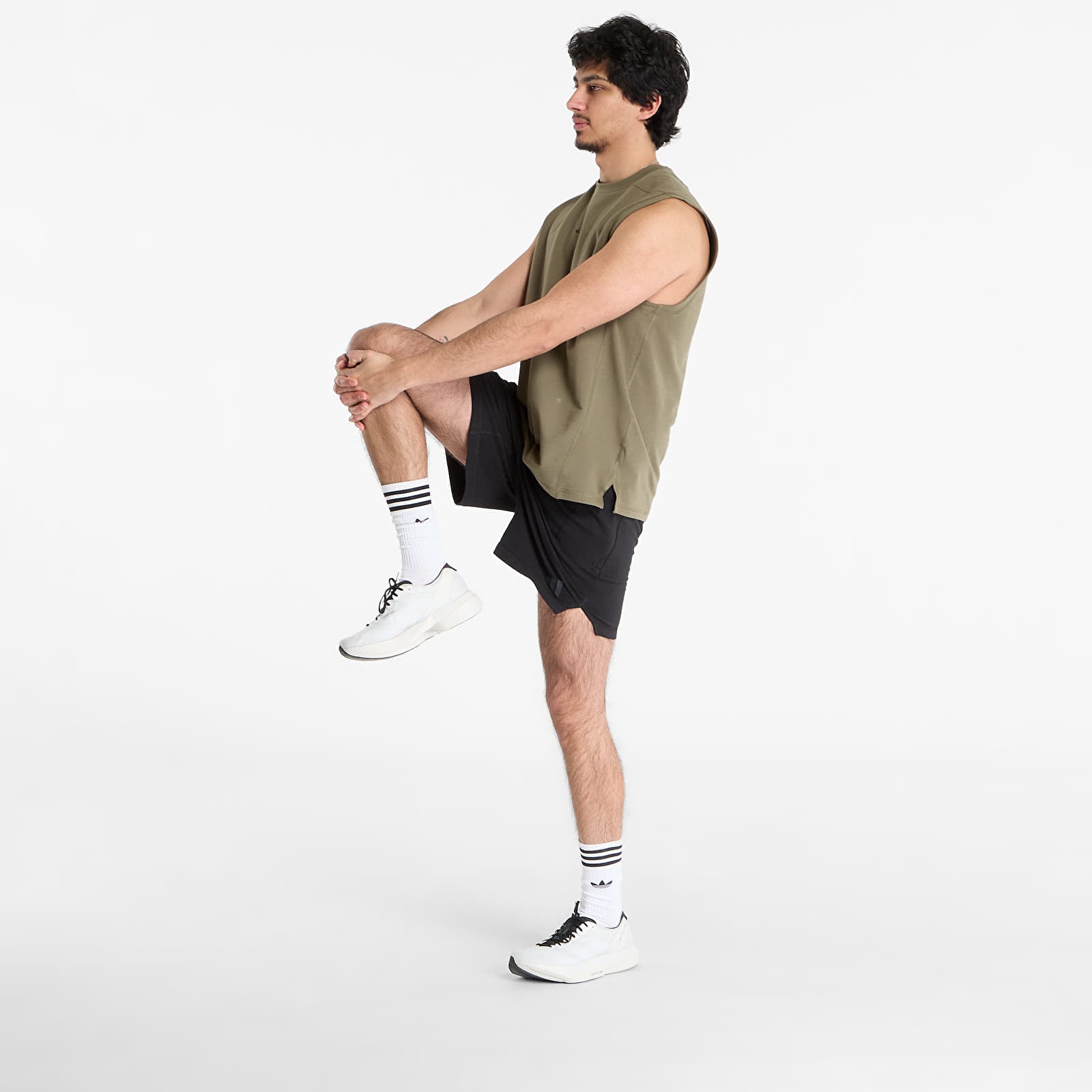 Pánská trička adidas D4T X Sl Tee Olive Strata