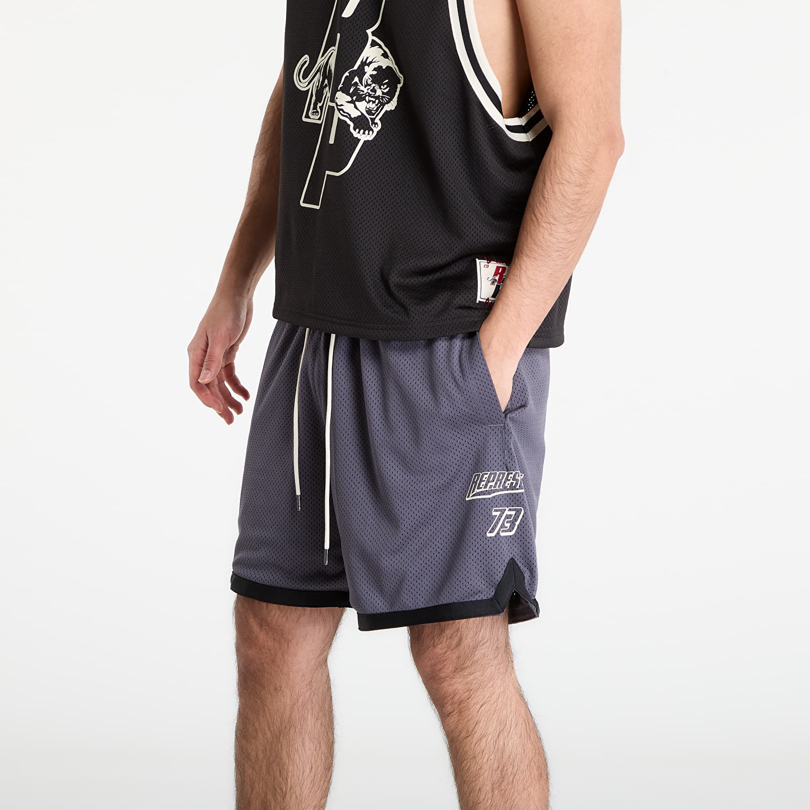 Pantaloncini uomo Puma x Represent Short II Galactic Gray