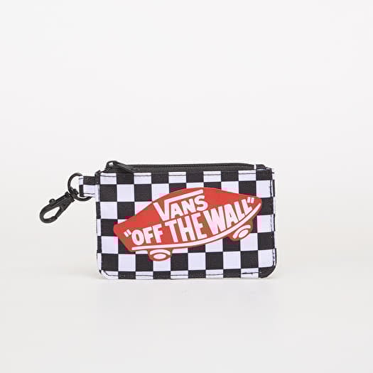 Vans Off The Wall Zip Wallet  Black/ White