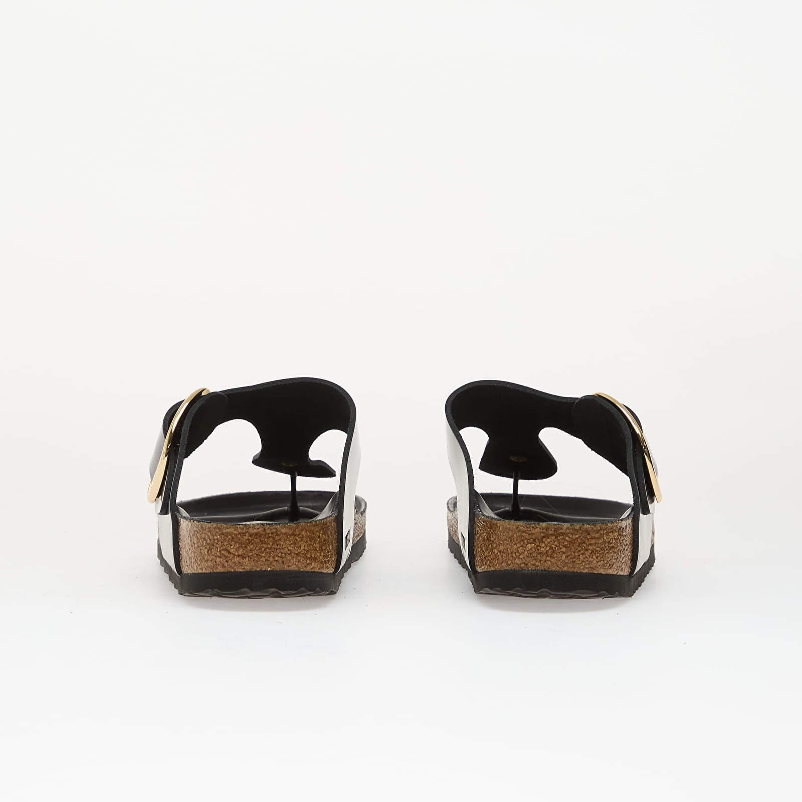 Dámske topánky a tenisky Birkenstock Gizeh Big Buckle Natural Leather Patent Women Nappa Glamour