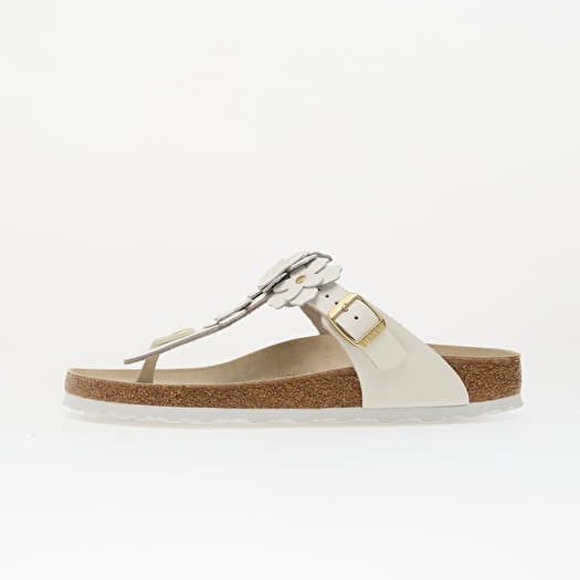 Birkenstock Gizeh Flower Leather Women White