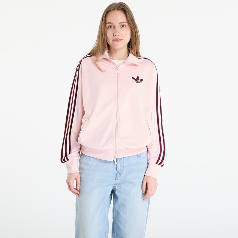 Džemperis adidas Firebird Track Top Loose Sandy Pink/ Maroon