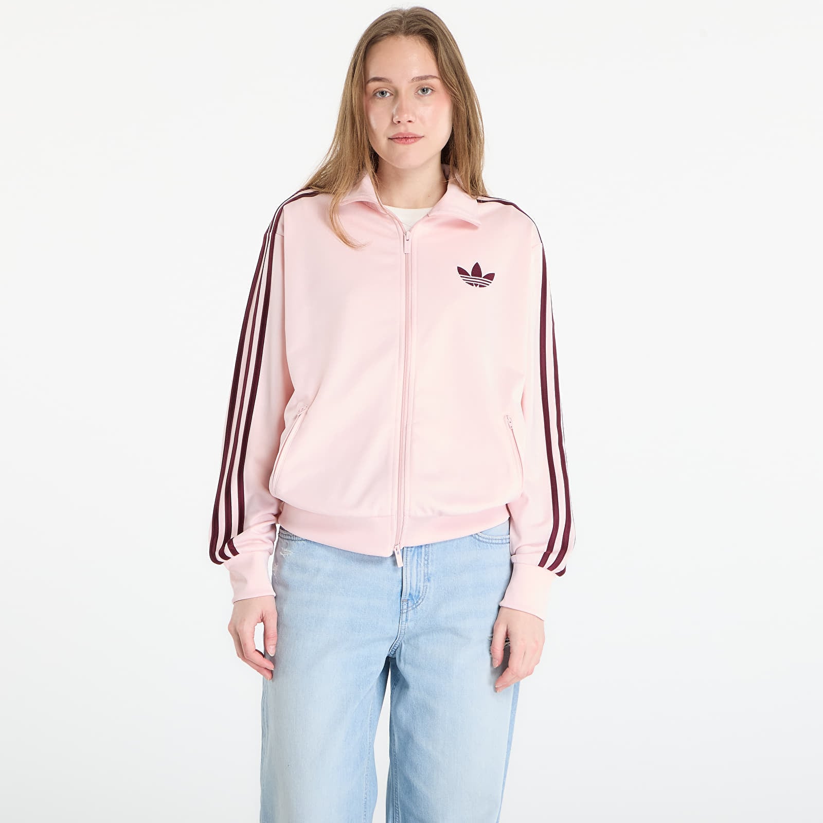 Felpe con cappuccio donna adidas Fb Tt Loose Sanpin/ Maroon