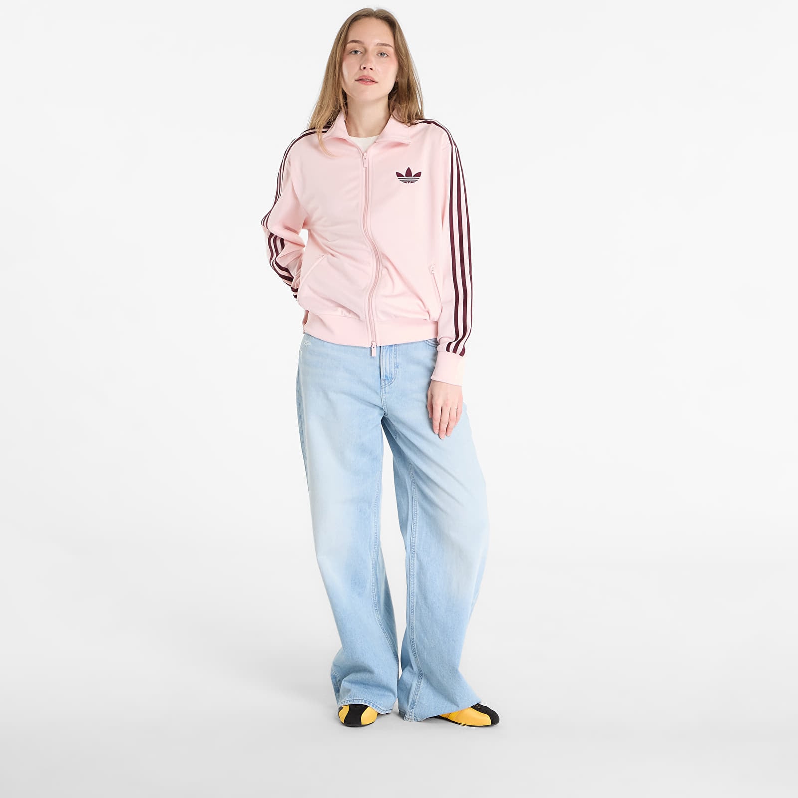 Felpe con cappuccio donna adidas Fb Tt Loose Sanpin/ Maroon