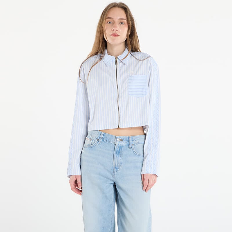 adidas Poplin Shirt Crystal Sky/ Ambient Sky