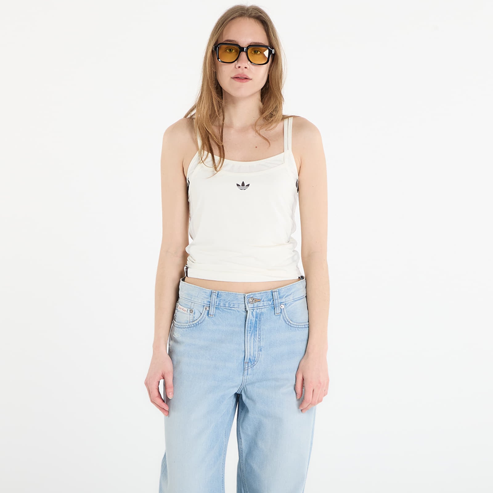 Tanktops für Frauen adidas Layered Tank Off White/ Off White