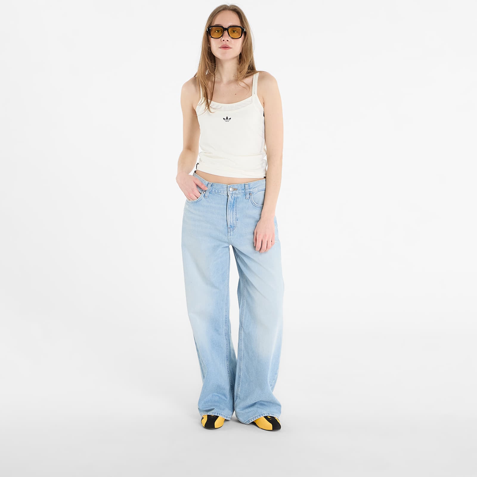 Tanktops für Frauen adidas Layered Tank Off White/ Off White