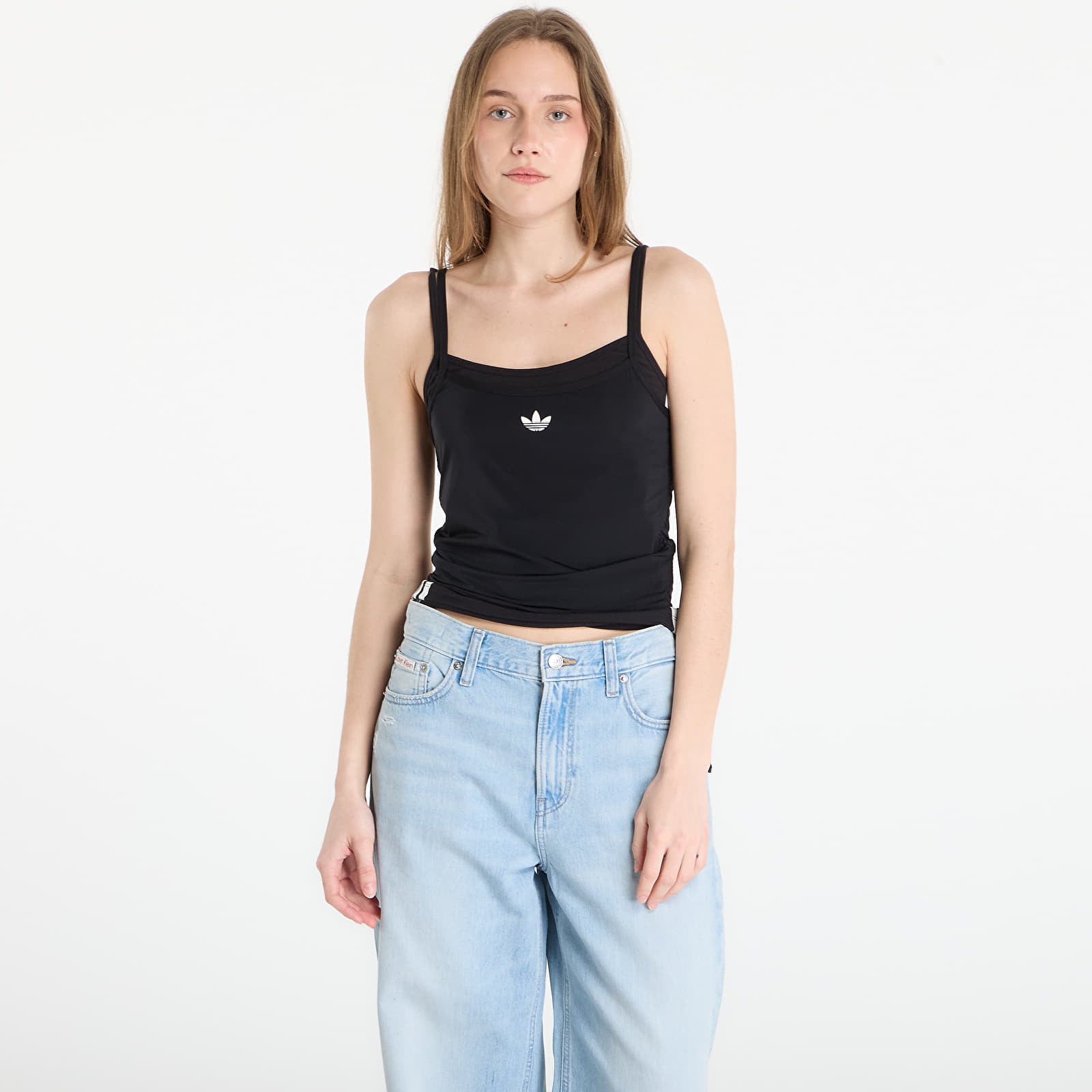 Tanktops für Frauen adidas Layered Tank Black/ Black