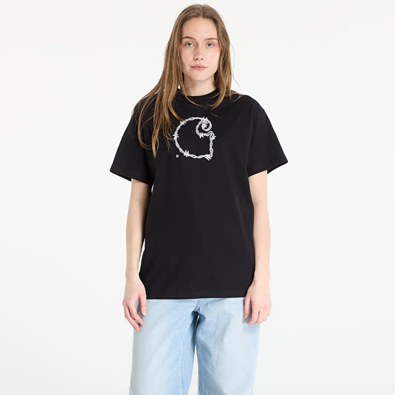 T-shirt Carhartt WIP S/S Barbwire C T-Shirt UNISEX Black