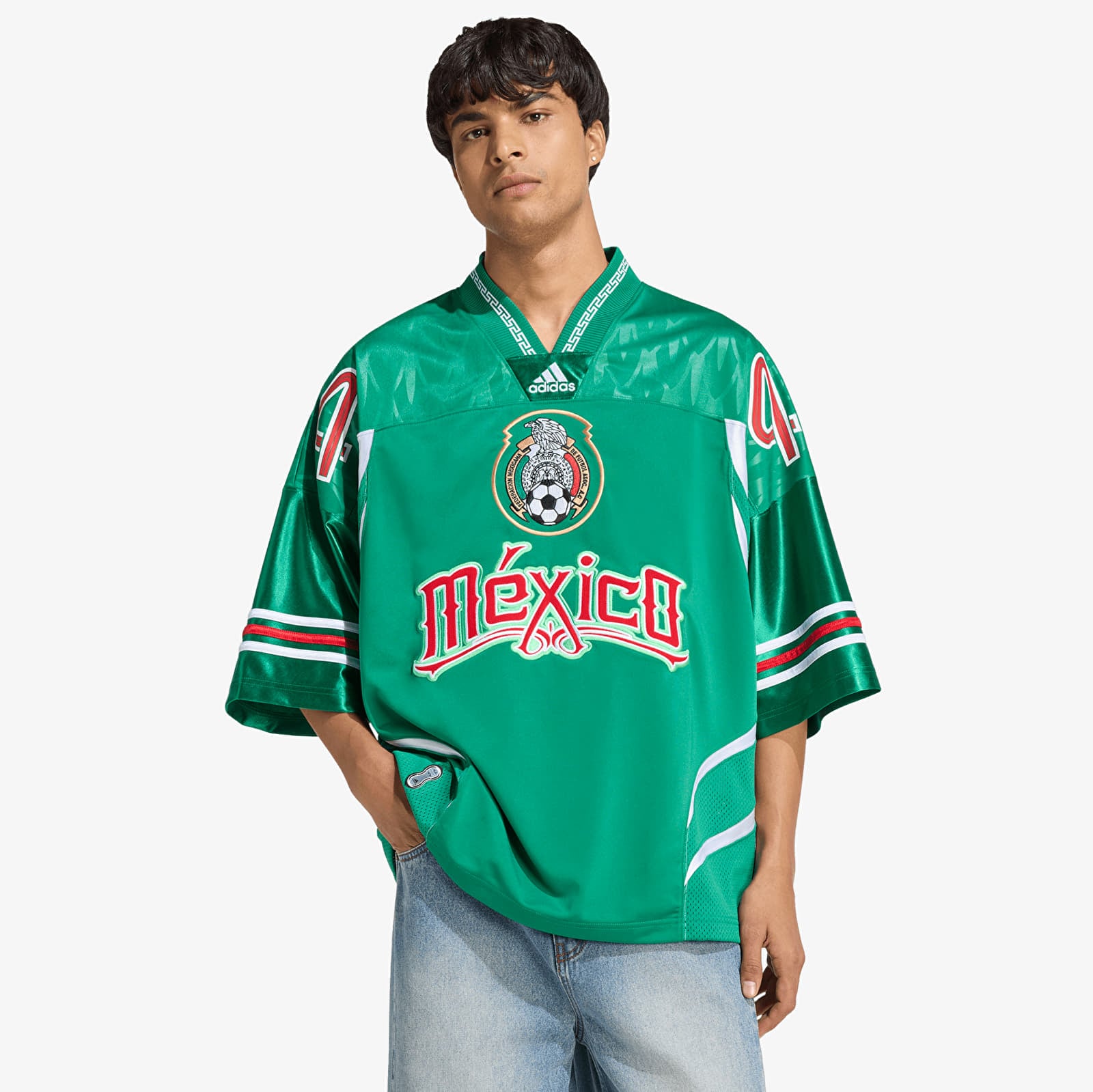 Φανελάκια adidas Jersey Bright Green/ White/ Better Scarlet