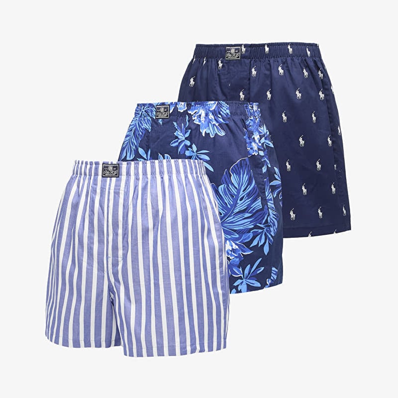 Ralph Lauren Open Boxer-3 Pack Boxer Blue