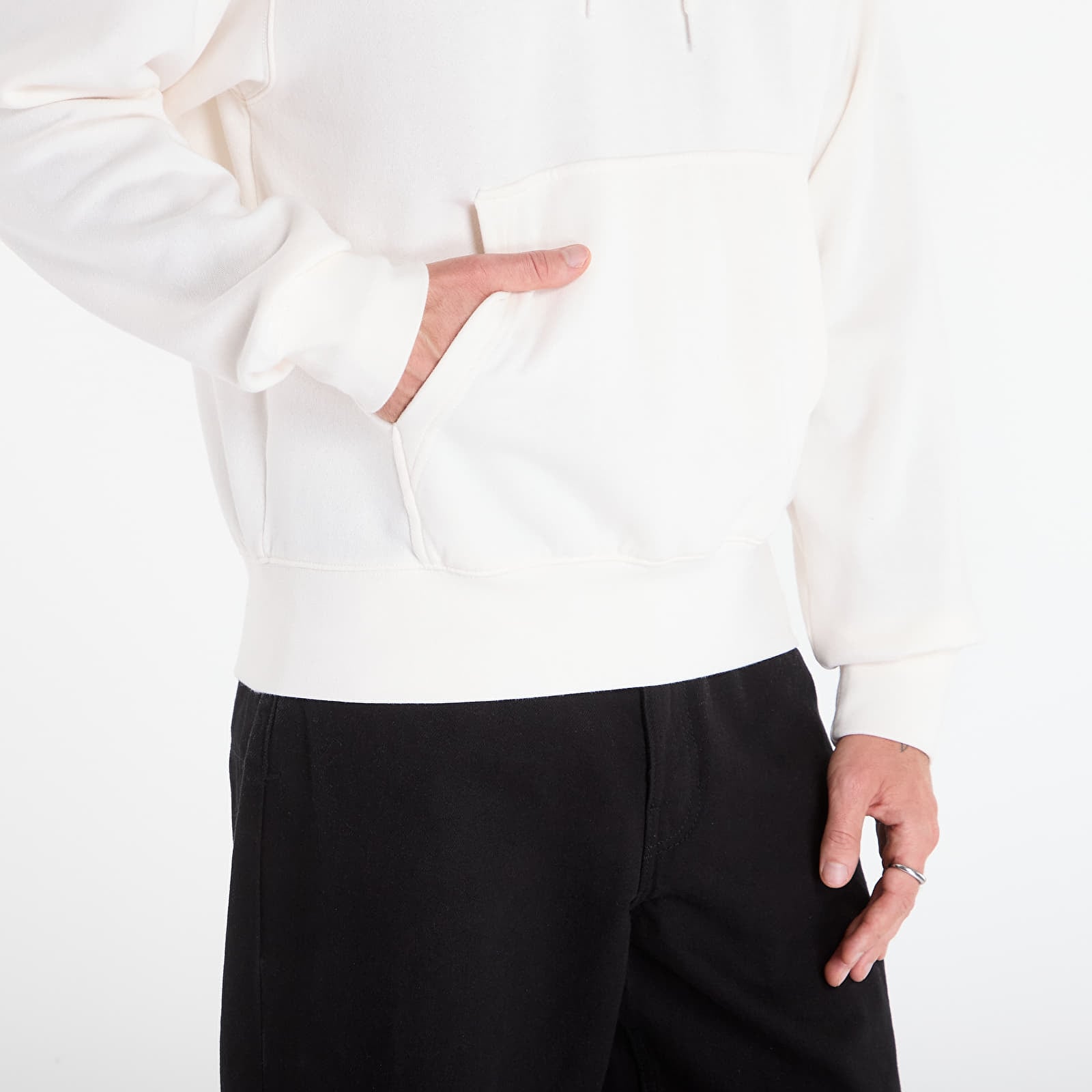 Dukserice Vans Stacked Hi Pullover Egret