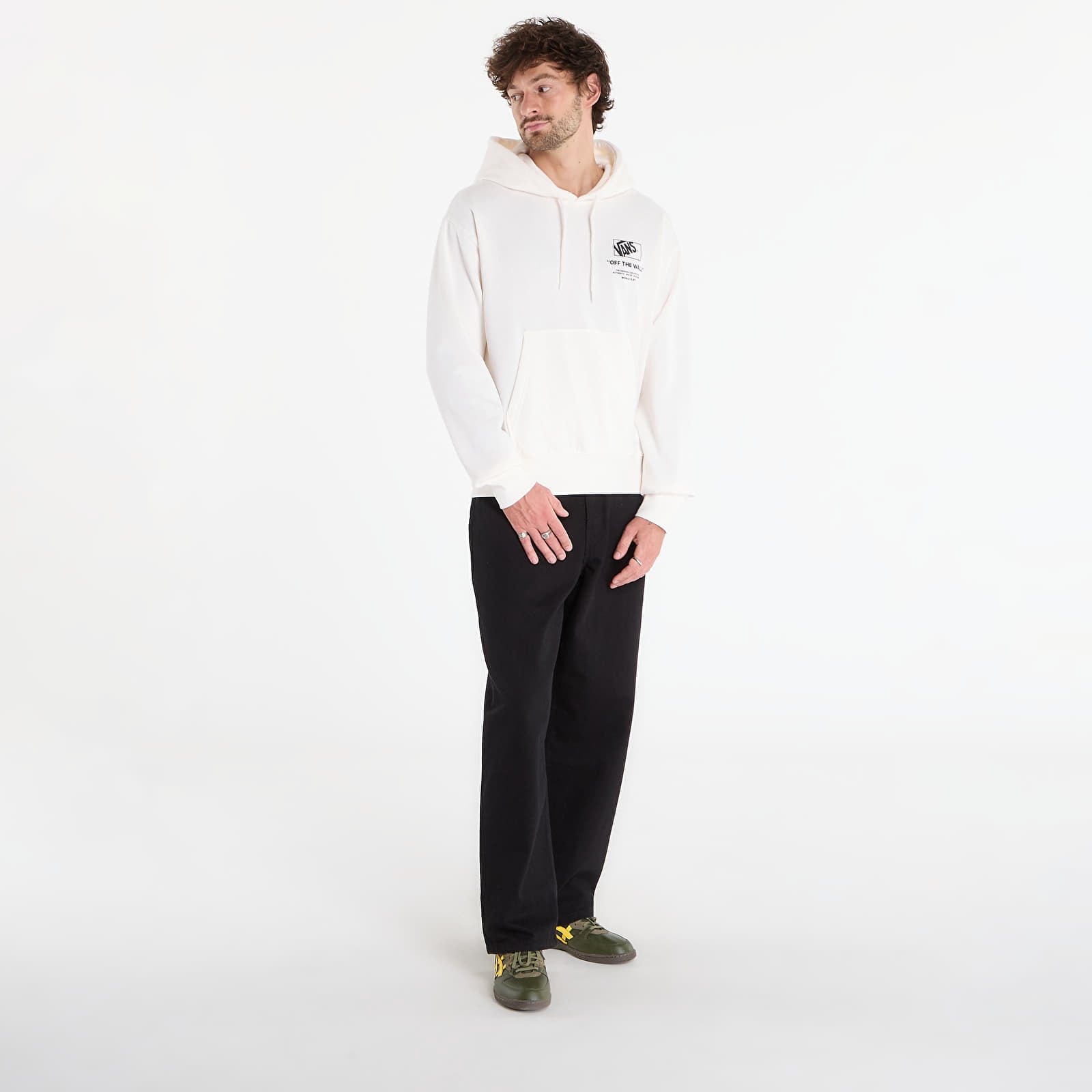 Dukserice Vans Stacked Hi Pullover Egret