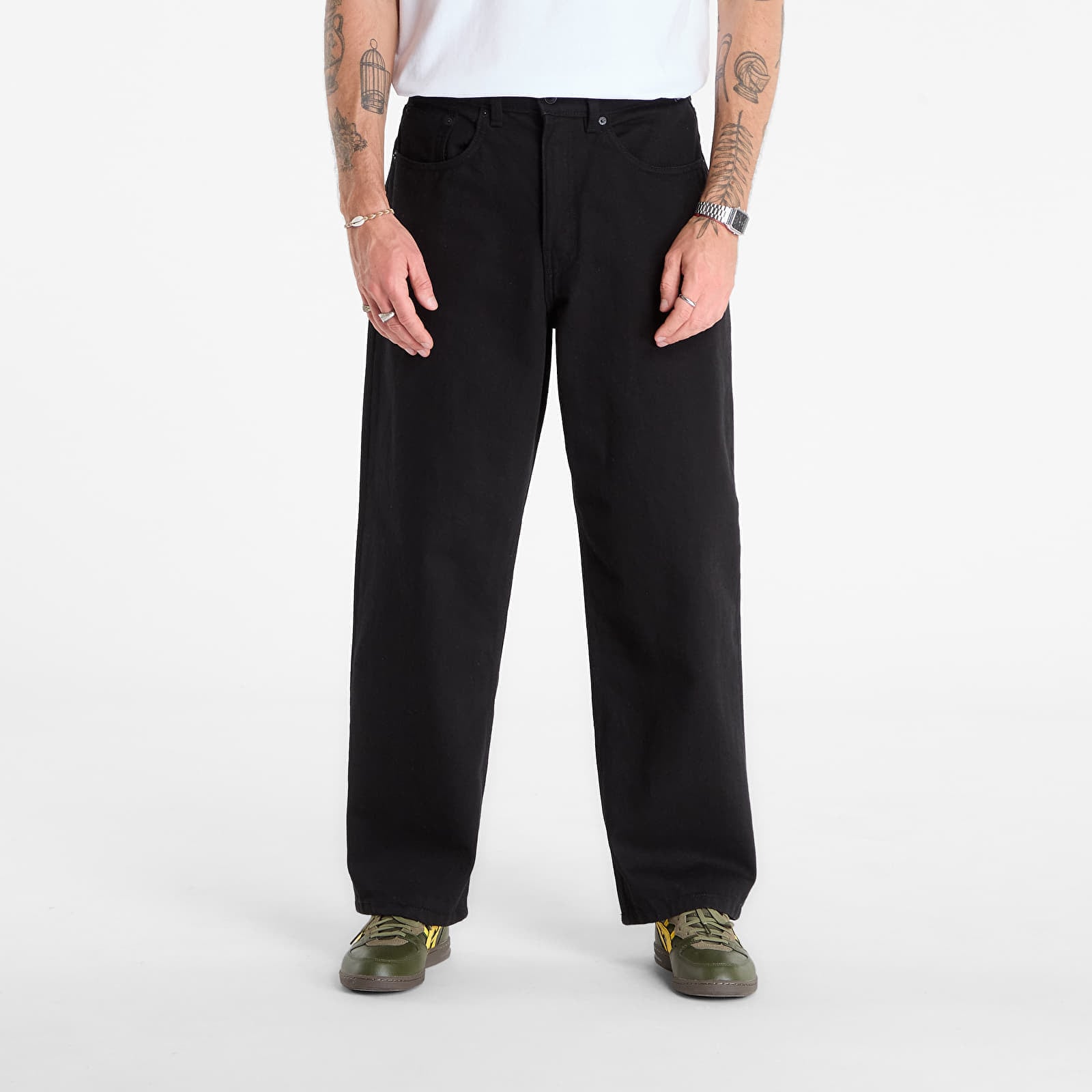 Панталони Vans Check-5 Baggy Denim Pant Black W30/L32