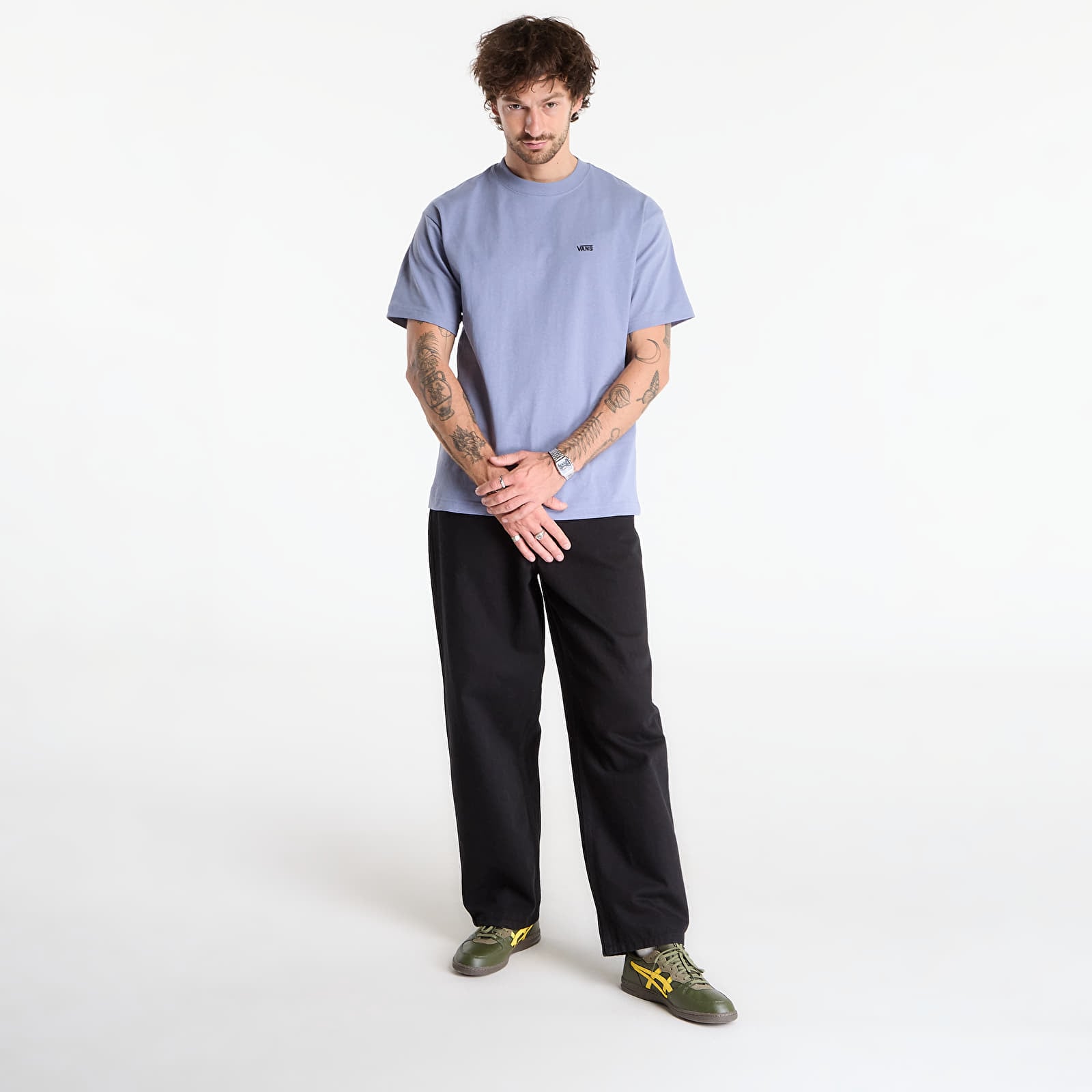 Koszulki Vans Left Chest II Loose SS T-Shirt Glasial Slate