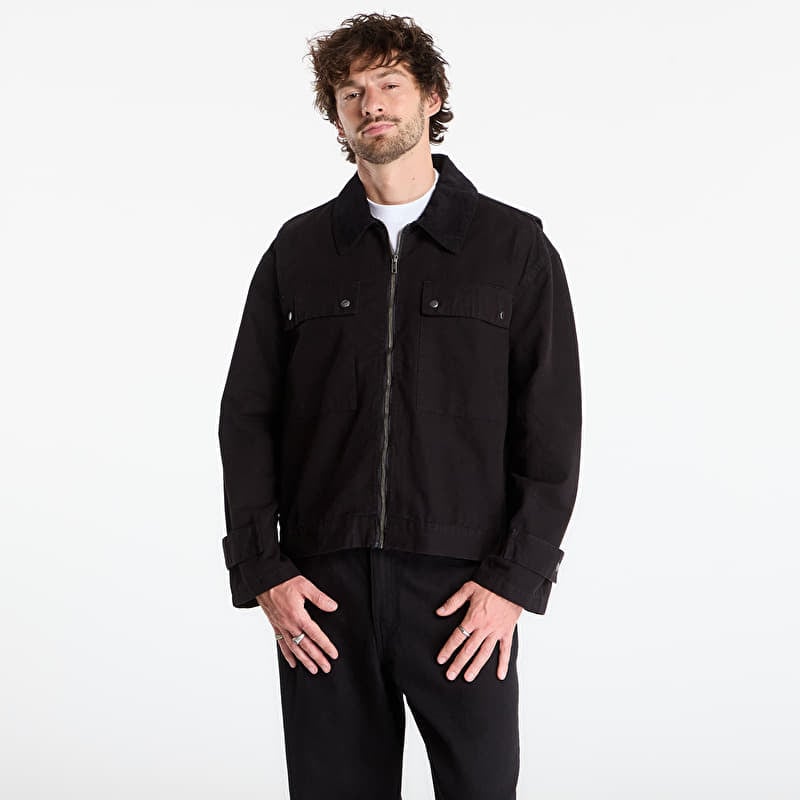 Bunda Urban Classics Mens Workwear Cotton Jacket Black