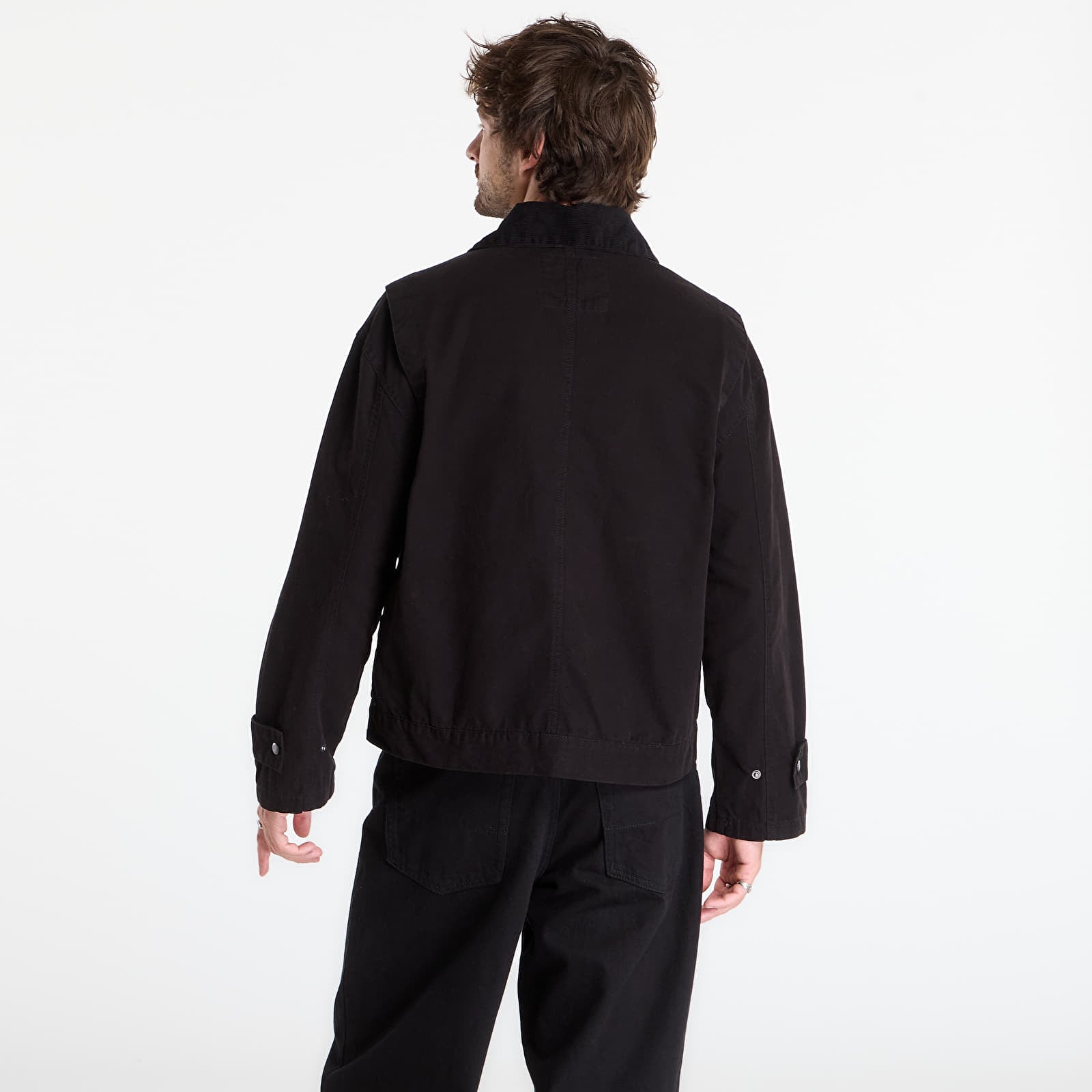 Jakas Urban Classics Mens Workwear Cotton Jacket Black