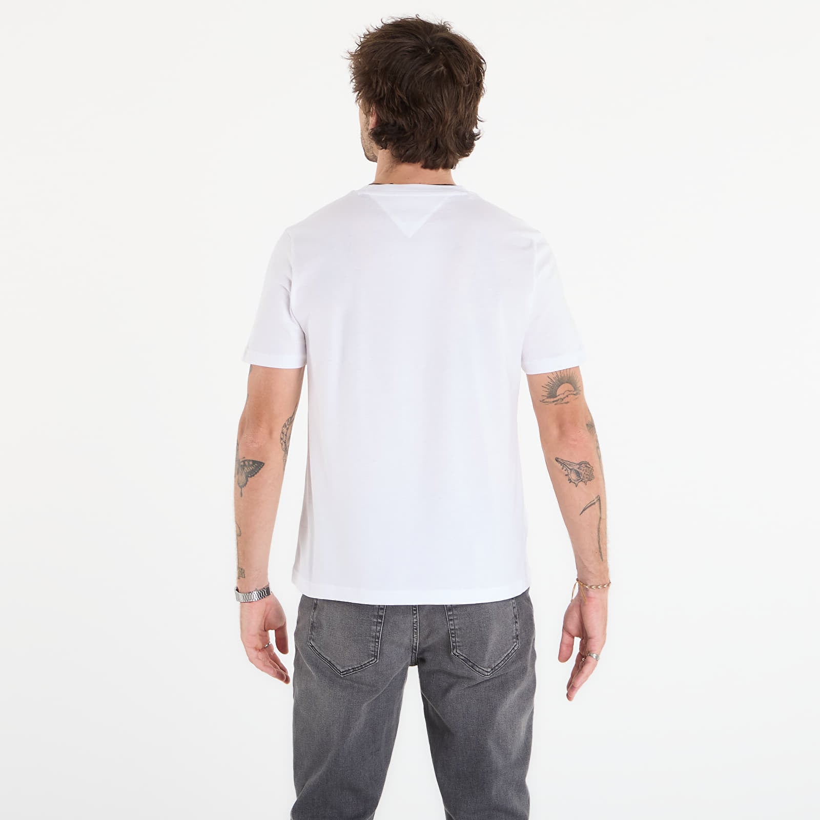 T-krekli Tommy Hilfiger Brand Love Big Text Tee White