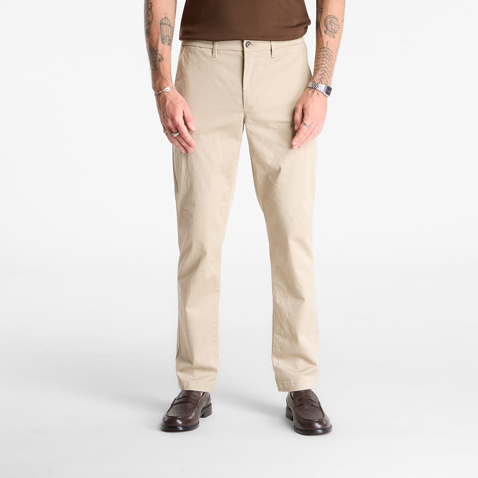 Bikses Tommy Hilfiger Denton Printed Structure Sandalwood