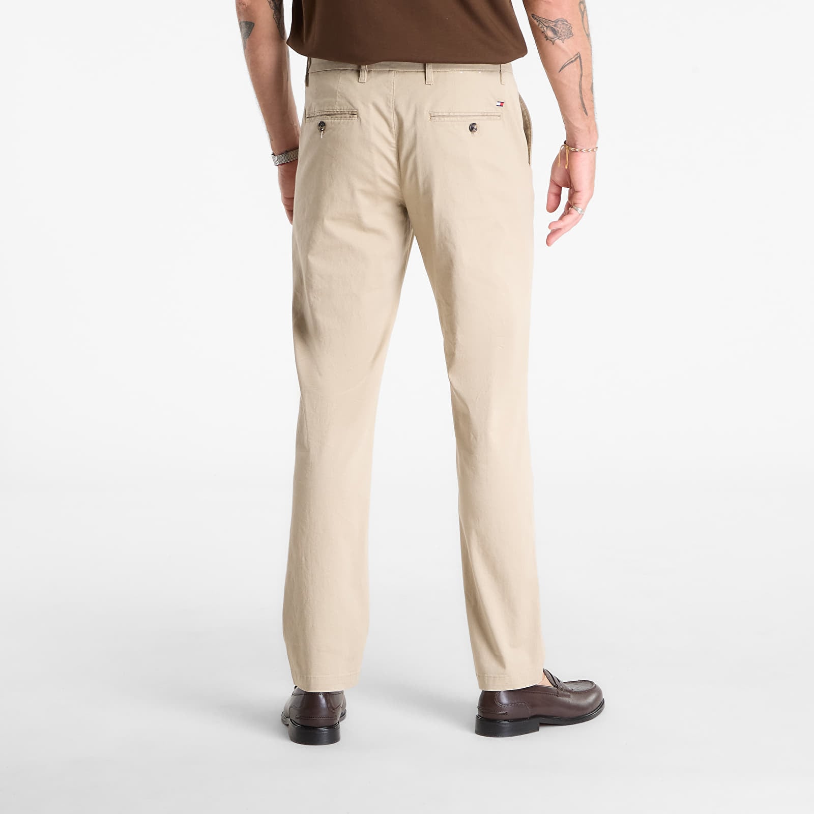 Bikses Tommy Hilfiger Denton Printed Structure Sandalwood