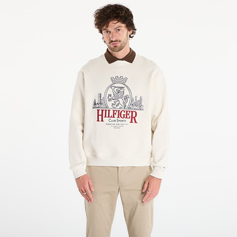 Tommy Hilfiger Heritage Series Crest Sweatshirt Ivory Petal