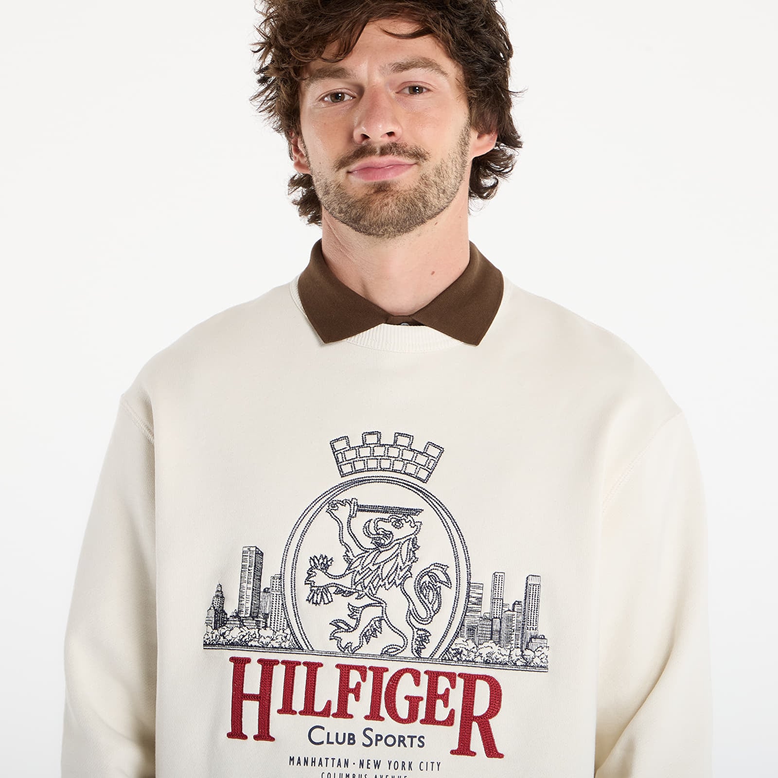 Hoodies and sweatshirts  Tommy Hilfiger Heritage Series Crest Sweatshirt Ivory Petal